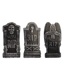 6-teiliges Halloween Grabstein Set 48cm 10 6-teiliges Halloween Grabstein Set 48cm -Halloween Verkaufsgeschäft 6 teiliges halloween deko grabstein set halloween deko friedhof halloween tombstone set 52572 2