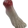 Abgetrennter Zombie Fuß -Halloween Verkaufsgeschäft abgehackter zombie fuss halloween leichenteile halloweendekoration zombiehand horrorhand severed zombie foot 26405