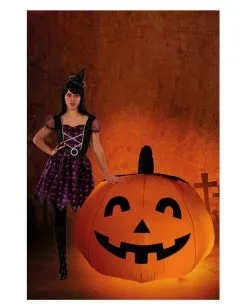 Aufblasbarer Kürbis Mit Licht & Ventilator 120cm -Halloween Verkaufsgeschäft aufblasbarer kuerbis mit ventilator und licht inflatable pumpkin with vent and light halloween deko 53154 03