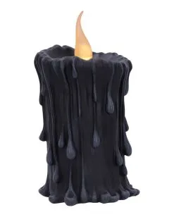 Schwarze Magie LED Kerze 19cm -Halloween Verkaufsgeschäft black magic led kerze black magic led candle halloween deko gothic deko 54011 04