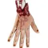 Blutige Hand Eines Zombies -Halloween Verkaufsgeschäft blutige zombie hand abgetrennte hand eines untoten als brutale halloween deko 25285