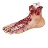 Blutiger Fuß Eines Zombies -Halloween Verkaufsgeschäft blutiger zombie fuss leichenteil aus vinyl als halloween deko fuer horrorfans 25287
