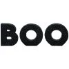 Schwarze Glitzer Holz Deko Boo -Halloween Verkaufsgeschäft boo glitzer standdeko glitter boo block decor buchstaben aufsteller halloween 53043