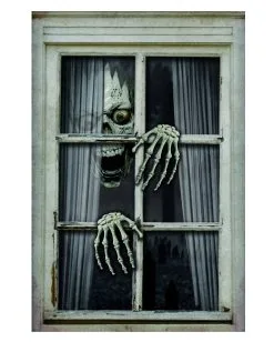 Scary Totenkopf Halloween Fensterdeko