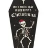 "Dead Inside Coffin" Cryptmas Wandbild In Sargform 2 "Dead Inside Coffin" Cryptmas Wandbild In Sargform -Halloween Verkaufsgeschäft dead inside coffin wandbild dead inside wall plaque halloween homeware 53582 01 1