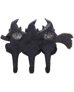 3 Kätzchen Mit Hexenhut Als Schlüsselbrett -Halloween Verkaufsgeschäft drei hexen kaetzchen als schluesselbrett witches helpers key hanger halloween wohnaccessoire 52694 05