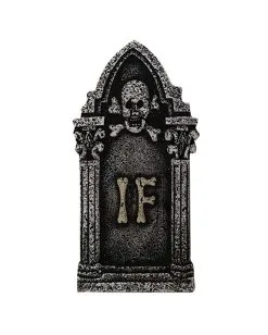 4-tlg. Enter If You Dare Grabstein Set -Halloween Verkaufsgeschäft enter if you dare grabstein set enter if you dare tombstone set halloween grabstein 52632 03