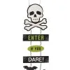 Enter If You Dare Halloween Hängeschild 30cm 2 Enter If You Dare Halloween Hängeschild 30cm -Halloween Verkaufsgeschäft enter if you dare halloween schild enter if you dare chain sign halloween deko 53143 01