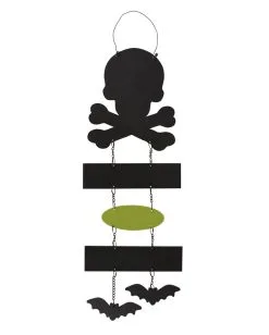 Enter If You Dare Halloween Hängeschild 30cm -Halloween Verkaufsgeschäft enter if you dare halloween schild enter if you dare chain sign halloween deko 53143 02