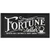 Halloween Wandbild Fortune Teller 41cm -Halloween Verkaufsgeschäft fortune teller halloween holzschild 41cm wood halloween engraved wall sign 54248