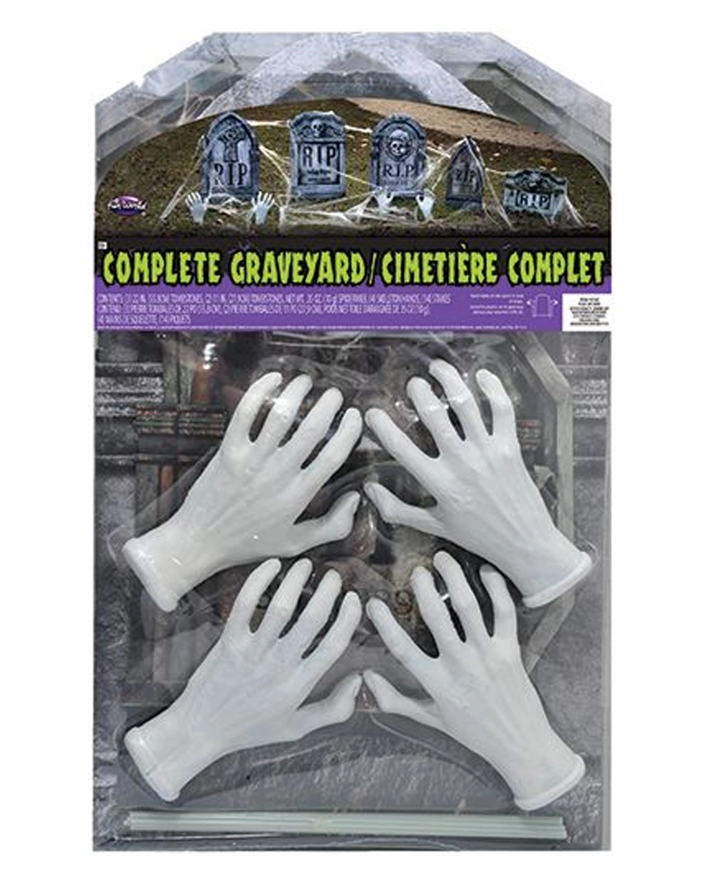 Halloween Friedhof Set Zombie 24 Tlg. 3 Halloween Friedhof Set Zombie 24 Tlg.