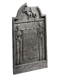 Grabstein Kopfloser Reiter