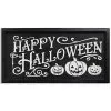 „Happy Halloween“ Wandbild Mit Gravur 41cm -Halloween Verkaufsgeschäft graviertes happy halloween holzschild 41cm wood happy halloween engraved wall sign 54244