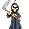 Sensenmann Christbaumkugel 8,9cm -Halloween Verkaufsgeschäft grim reaper weihnachtskugel halloween und horror weihnachtsdeko und wohnaccessoires grim reaper hanging ornament 54748