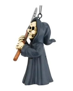 Sensenmann Christbaumkugel 8,9cm 11 Sensenmann Christbaumkugel 8,9cm -Halloween Verkaufsgeschäft grim reaper weihnachtskugel halloween und horror weihnachtsdeko und wohnaccessoires grim reaper hanging ornament 54748 3