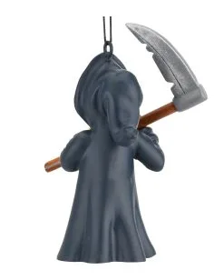 Sensenmann Christbaumkugel 8,9cm 10 Sensenmann Christbaumkugel 8,9cm -Halloween Verkaufsgeschäft grim reaper weihnachtskugel halloween und horror weihnachtsdeko und wohnaccessoires grim reaper hanging ornament 54748 5