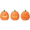 Grinsender Halloween Kürbis Mit LED 16cm 2 Grinsender Halloween Kürbis Mit LED 16cm -Halloween Verkaufsgeschäft grinsender led kuerbis aus kunststein light up resin jack o lantern decor halloween kuerbis deko 53047