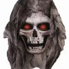 Totenkopf Wanddeko Mit Fetzenstoff -Halloween Verkaufsgeschäft halloween deko totenschaedel mit stoff halloween skull decoration with gauze 39763