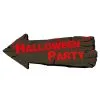 Halloween Party Hinweisschild 50cm -Halloween Verkaufsgeschäft halloween party wegweiser halloween party hinweisschild haloween party signpost 52833 01