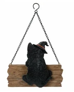 Kätzchen Mit Happy Halloween Schild -Halloween Verkaufsgeschäft happy halloween kaetzchen mit schild happy halloween kitten with sign halloween deko 51343 03