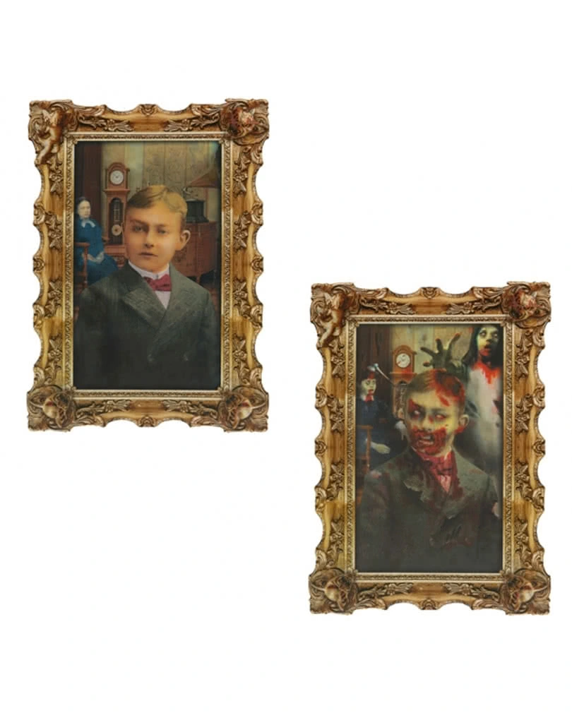 Hologramm Porträt Zombie-Junge 3 Hologramm Porträt Zombie-Junge