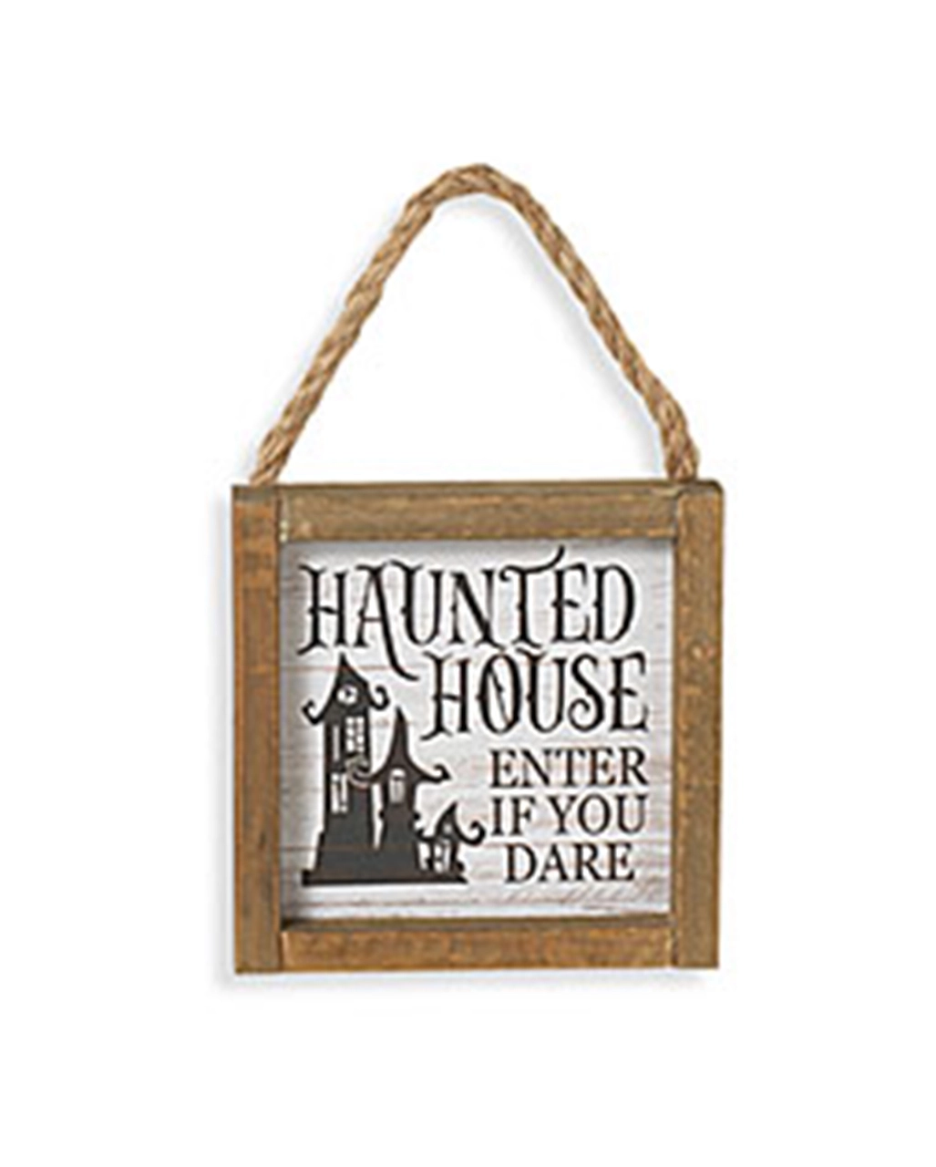"Haunted House Enter If You Dare" Halloween Wandbild 15cm 3 "Haunted House Enter If You Dare" Halloween Wandbild 15cm