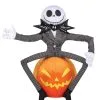 Jack Skellington Auf Kürbis Halloween Greeter -Halloween Verkaufsgeschäft jack skellington auf kuerbis halloween greeter halloween und horror deko nightmare before christmas deko 51491