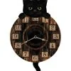 Kätzchen Wanduhr Mit Pendel 2 Kätzchen Wanduhr Mit Pendel -Halloween Verkaufsgeschäft katzen wanduhr mit pendel kitten ticking wall clock 39527 01
