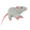 Weiße Plüschratte 19cm -Halloween Verkaufsgeschäft kuscheltier ratte 19cm weiss plueschratte fuer kinder geschenkartikel plueschtier ratte 29709