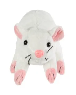 Weiße Plüschratte 19cm 8 Weiße Plüschratte 19cm -Halloween Verkaufsgeschäft kuscheltier ratte 19cm weiss plueschratte fuer kinder geschenkartikel plueschtier ratte 29709 3