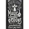 "Merlins Magic Potions" Halloween Wandbild 41cm 2 "Merlins Magic Potions" Halloween Wandbild 41cm -Halloween Verkaufsgeschäft merlins magic potions halloween holzschild 41cm wood halloween engraved wall sign 54246