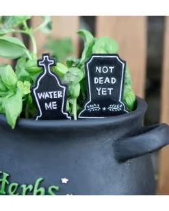 Blumenfriedhof Grabstein Schild -Halloween Verkaufsgeschäft pflanzenfriedhof grabstein schild blumenfriedhof grabstein schild tombstone plant sign 53099 03