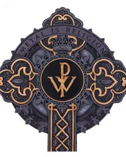 Powerwolf Metal Is Religion Wandbild 31cm -Halloween Verkaufsgeschäft powerwolf metal is religion wand relief powerwolf metal is religion wall plaque powerwolf merchandise 51499 05