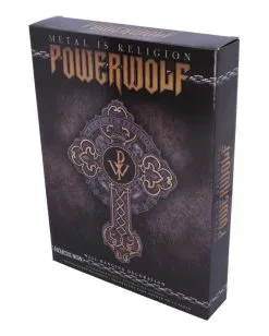 Powerwolf Metal Is Religion Wandbild 31cm -Halloween Verkaufsgeschäft powerwolf metal is religion wand relief powerwolf metal is religion wall plaque powerwolf merchandise 51499 06
