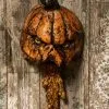 Rotting Pumpkin Wandbild Mit Bewegung -Halloween Verkaufsgeschäft rotting pumpkin wandbild mit bewegung rotting pumpkin wall plaque halloween und horrordeko scary homewares 50616 1