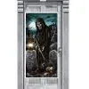 Pest Reaper Türdekoration 165 Cm -Halloween Verkaufsgeschäft sensenmann tuer dekoration grim reaper door decoration 38776 01