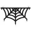Spinnweben Schlüsselbrett Mit Haken 30cm -Halloween Verkaufsgeschäft spinnennetz schluesselbrett spinnweben schluesselbrett spiderweb key hook gothic wohnaccessoire 54772 01