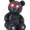 Gothic Bär Mit Roten LED Augen 2 Gothic Bär Mit Roten LED Augen -Halloween Verkaufsgeschäft spooky teddy mit roten led augen schwarzer gothic baer halloween deko 36340