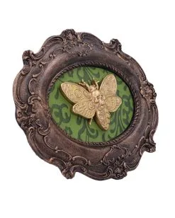 Totenkopfschwärmer Motte Wandbild -Halloween Verkaufsgeschäft totenkopfschwaermer motte wandbild atropos macabre moth wall plaque gothic deko 50334 03