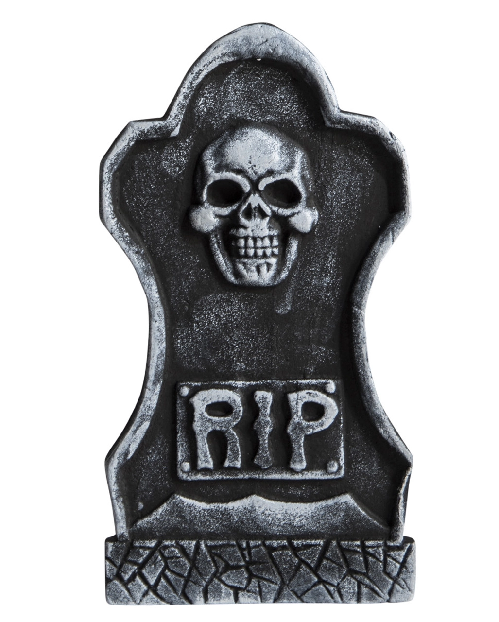 Totenschädel RIP Deko Grabstein 3 Totenschädel RIP Deko Grabstein