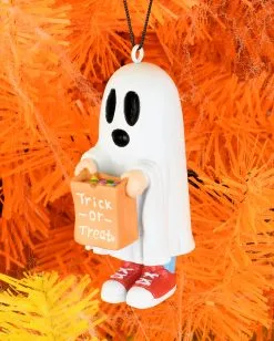 Trick Or Treat Geist Christbaumkugel 8,9cm -Halloween Verkaufsgeschäft trick or treat geist weihnachtskugel halloween und horror weihnachtsdeko und ornamente tot ghost ornament 54750 5
