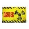 Türschild Danger -Halloween Verkaufsgeschäft tuerschild radioactive danger halloween dekoration warnschild biohazard hinweisschild halloween 21401