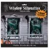 Verlassene Geisterhaus Fensterdeko 2 St. 2 Verlassene Geisterhaus Fensterdeko 2 St. -Halloween Verkaufsgeschäft unheimliche geisterhaus fensterdeko haunted mansion window silhouettes 38778 01