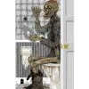 Skelettmotiv Toilettentür Dekofolie 1 Skelettmotiv Toilettentür Dekofolie -Halloween Verkaufsgeschäft verwesende leiche als klotuer dekoration halloween folien dekoration 25372