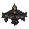 Reaper Türschild Welcome To Hell
