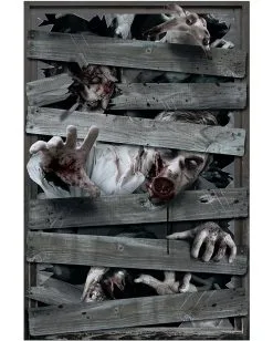 Fenster Deko Zombies